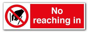 No reaching in - Direct Signs