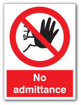 No admittance - Direct Signs