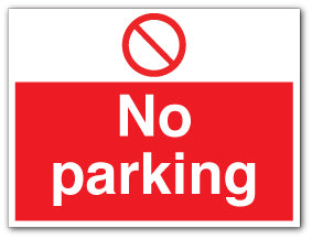 No parking - Direct Signs