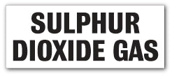 SULPHUR DIOXIDE GAS - Direct Signs