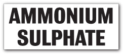 AMMONIUM SULPHATE - Direct Signs