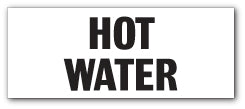 HOT WATER - Direct Signs