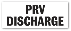 PRV DISCHARGE - Direct Signs