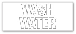 WASH WATER - Direct Signs