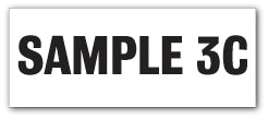 SAMPLE 3C - Direct Signs