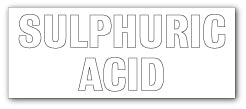 SULPHURIC ACID - Direct Signs