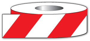 Red and white floor tape - Direct Signs