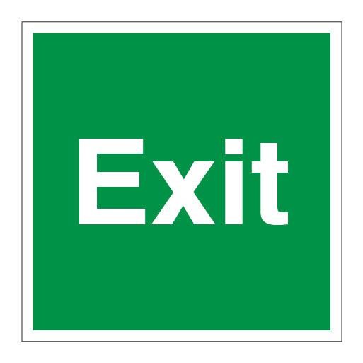 Fire Safety - Exit Sign - Direct Signs