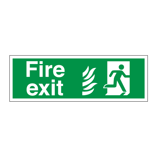 Fire Exit Hospital Signs - Right - Direct Signs
