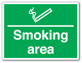 Smoking area - Direct Signs