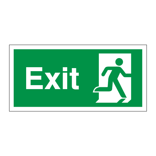 Exit symbol right - Direct Signs