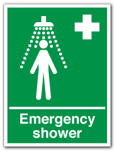Emergency shower - Direct Signs