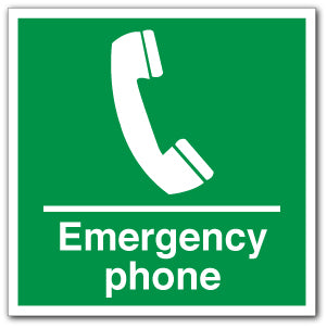 Emergency phone - Direct Signs