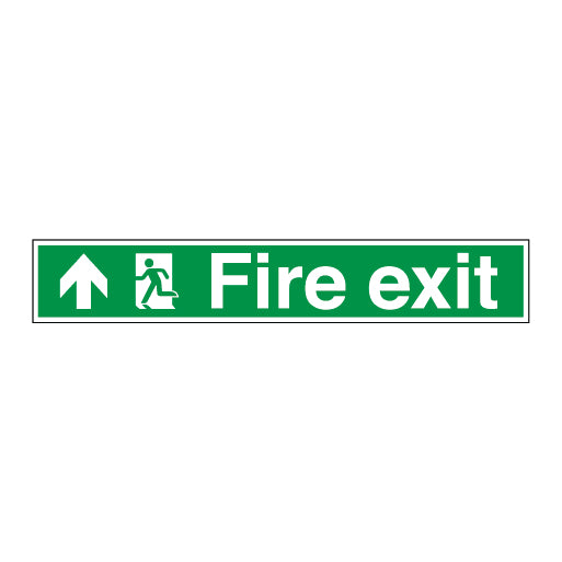 Fire Exit Running Man Left Symbol Arrow Left Sign - Direct Signs