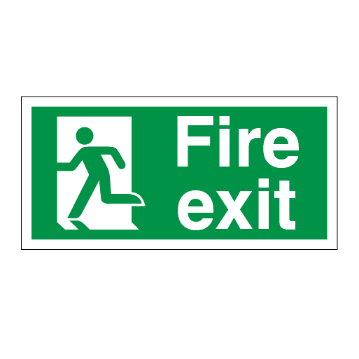 Fire Exit Symbol Left - Direct Signs