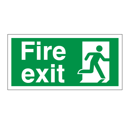 Fire Exit Symbol Right - Direct Signs