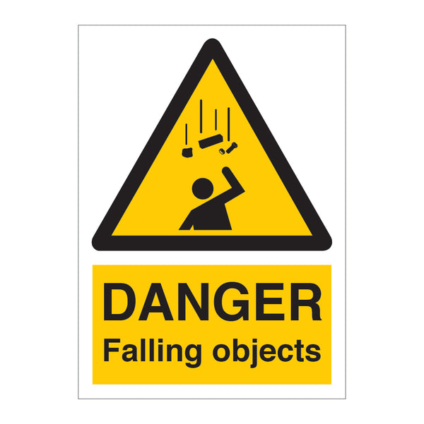 DANGER Falling Objects Sign - Direct Signs