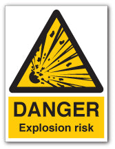 DANGER Explosion risk - Direct Signs
