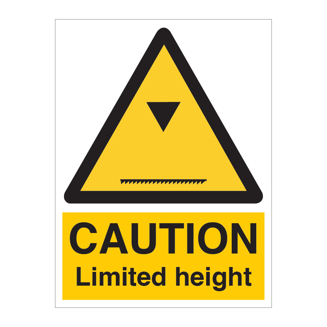 CAUTION Limited Height Sign - Direct Signs