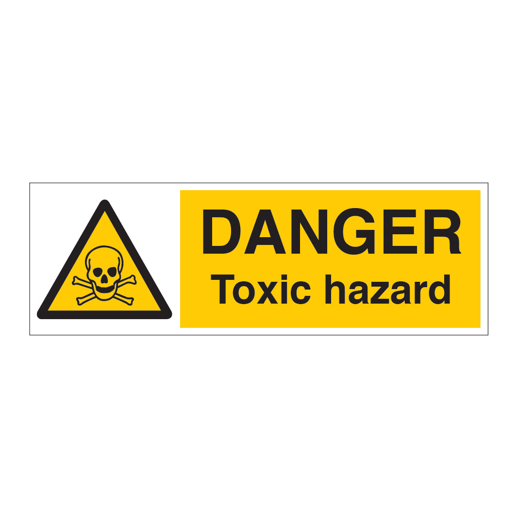 DANGER Toxic Hazard Sign - Direct Signs