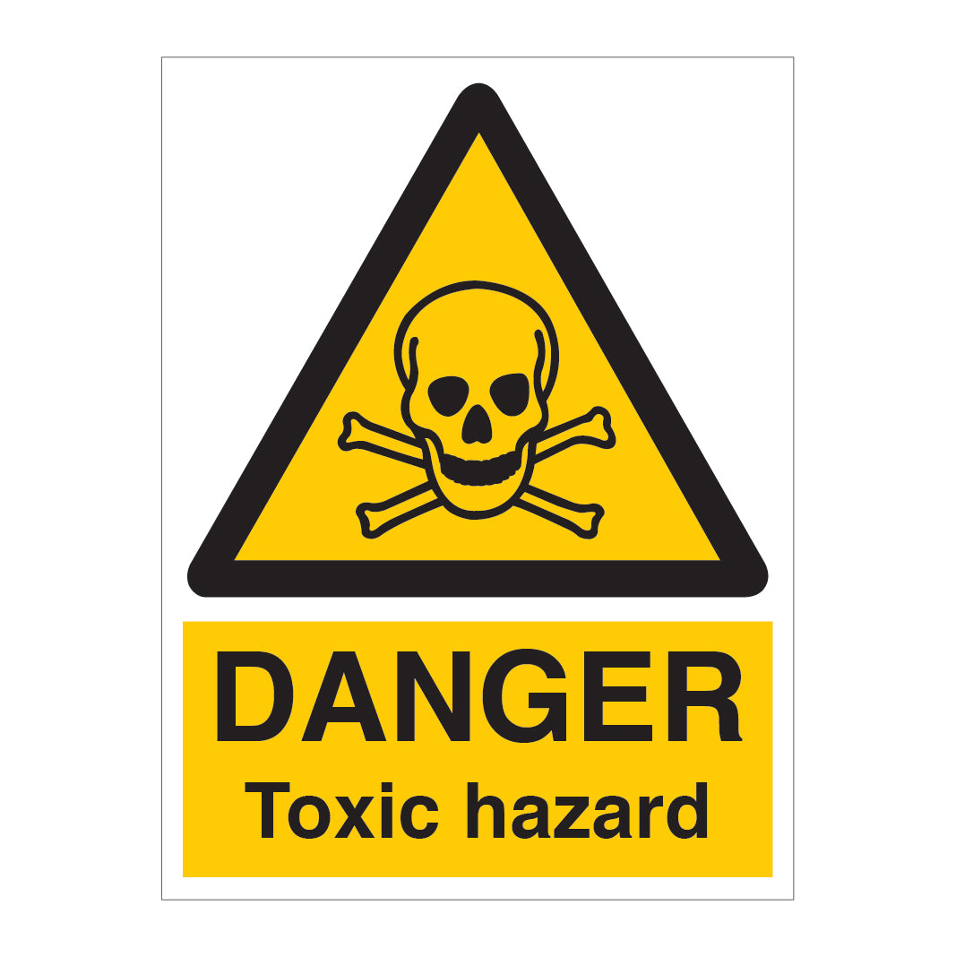 DANGER Toxic Hazard Sign - Direct Signs