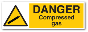 DANGER Compressed gas - Direct Signs