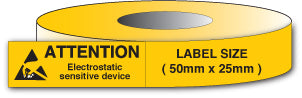 ATTENTION electrostatic Sensitive Device Signs Strip - Direct Signs