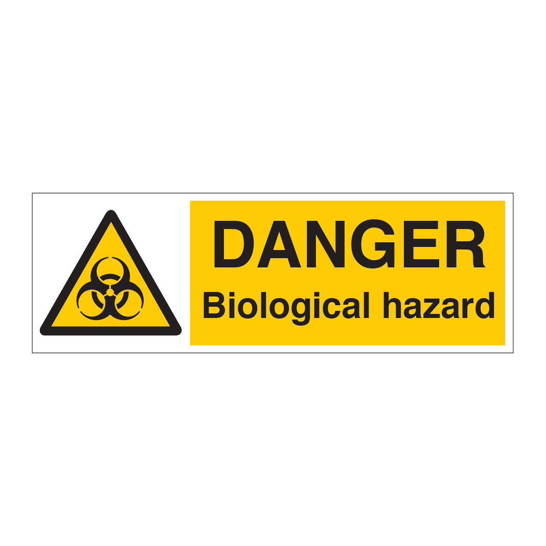 DANGER Biological Hazard Sign - Direct Signs