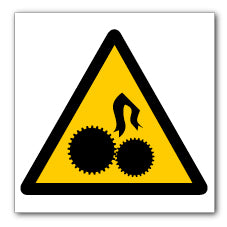 Moving machinery/Trap symbol - Direct Signs