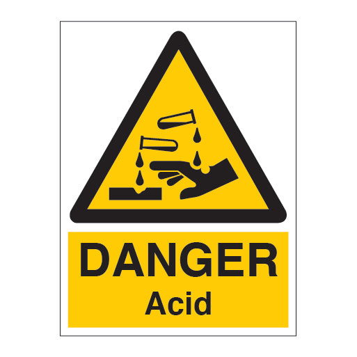 DANGER Acid Sign - Direct Signs