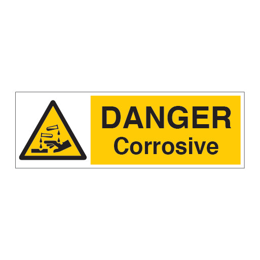 DANGER Corrosive Sign - Direct Signs
