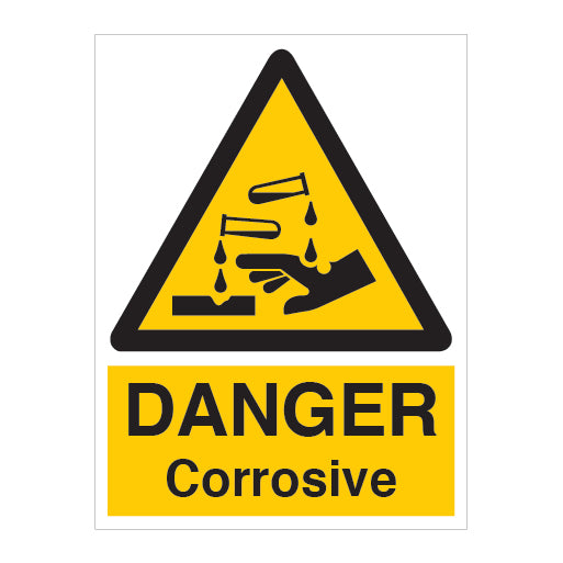 DANGER Corrosive Sign - Direct Signs