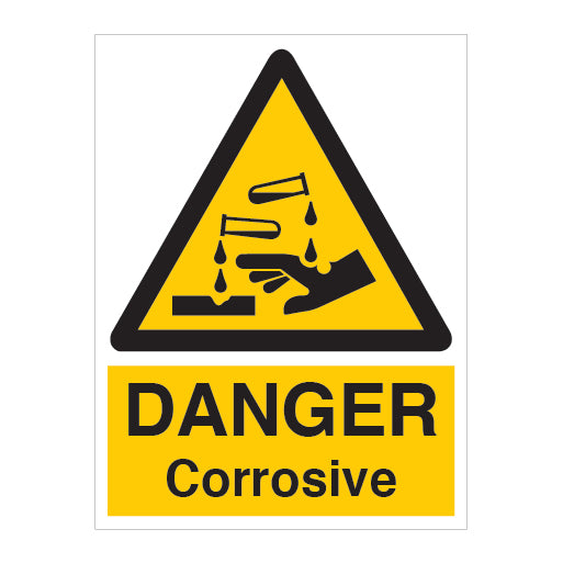 DANGER Corrosive Sign - Direct Signs