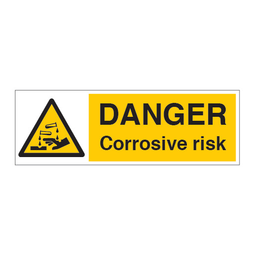 DANGER Corrosion Risk Sign - Direct Signs