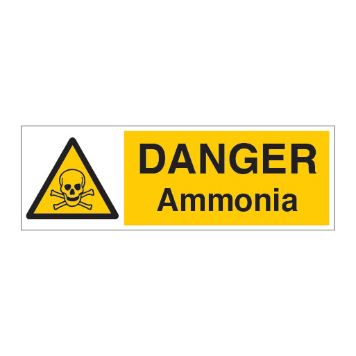 DANGER Ammonia Sign - Direct Signs