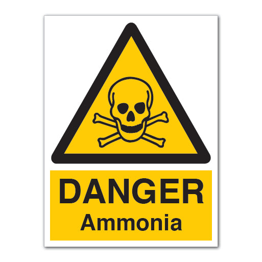 DANGER Ammonia Sign - Direct Signs