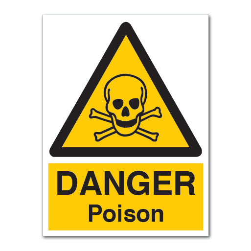 DANGER Poison Sign - Direct Signs