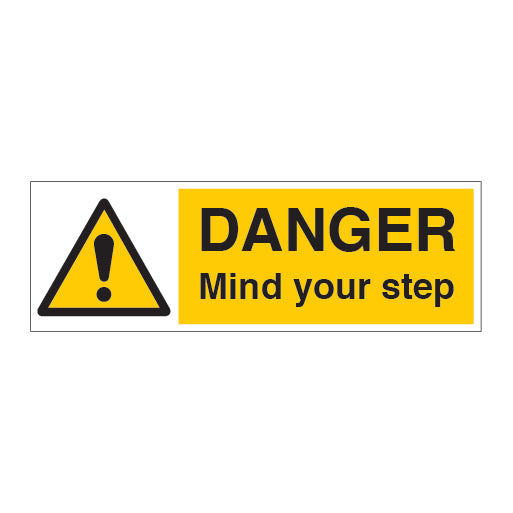 DANGER Mind Your Step Sign - Direct Signs