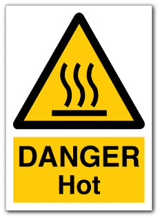 DANGER Hot - Direct Signs