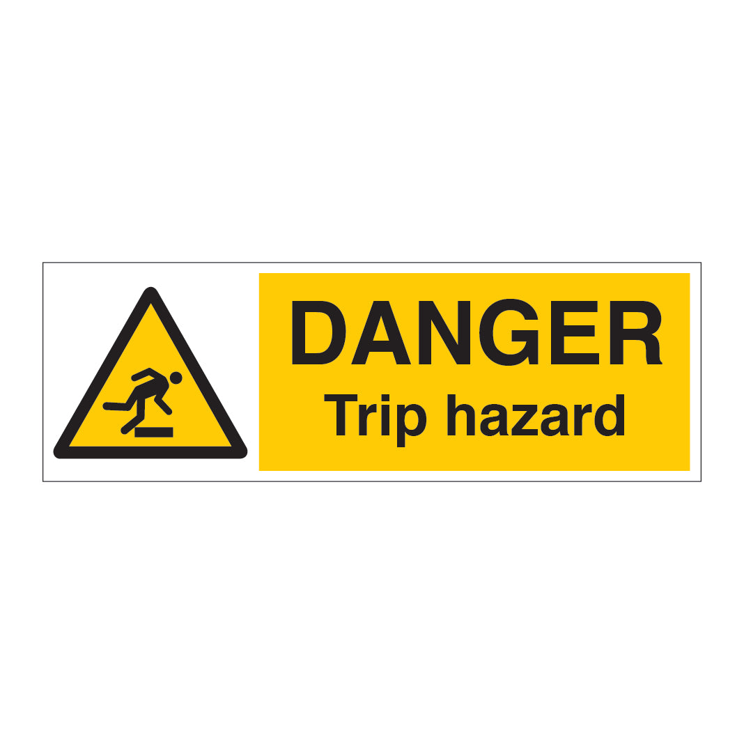 DANGER Trip Hazard Sign - Direct Signs