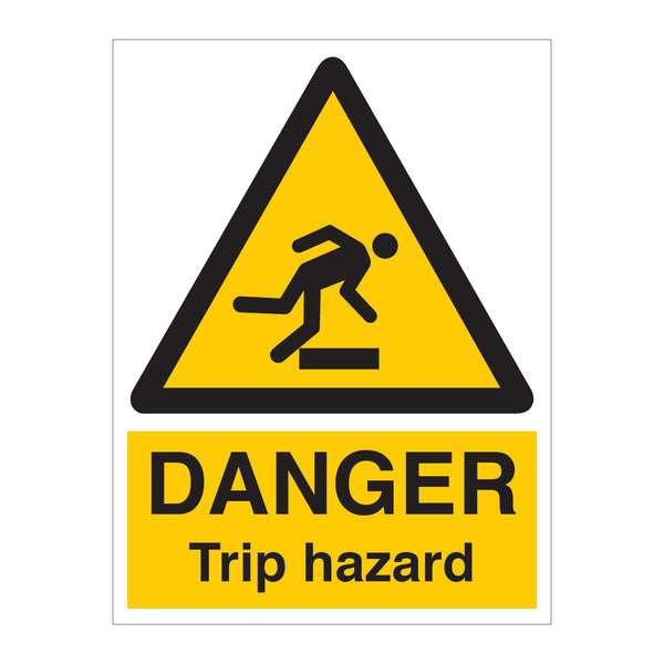 DANGER Trip Hazard Sign - Direct Signs