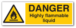 DANGER Highly flammable liquid - Direct Signs