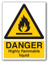 DANGER Highly flammable liquid - Direct Signs
