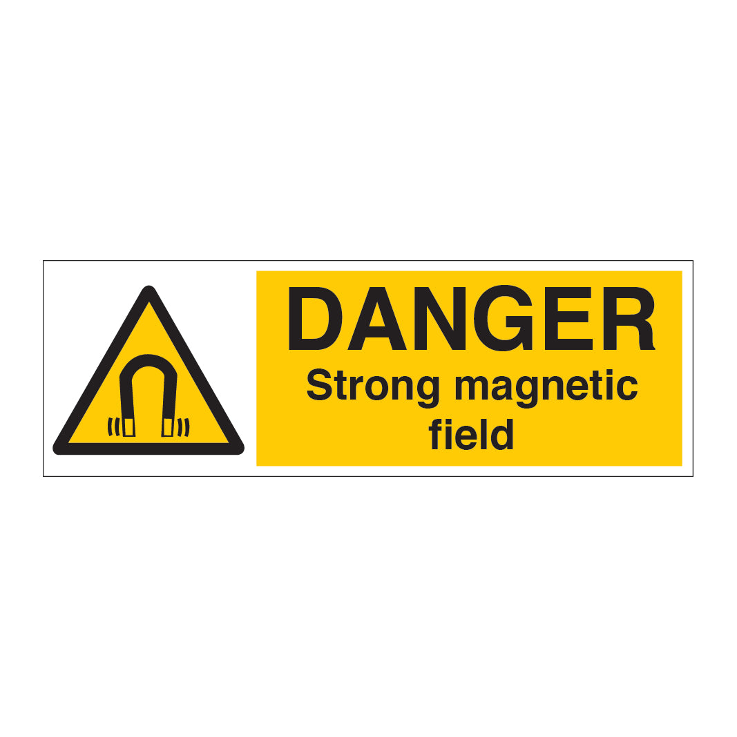 DANGER Strong Magnetic Field Sign - Direct Signs